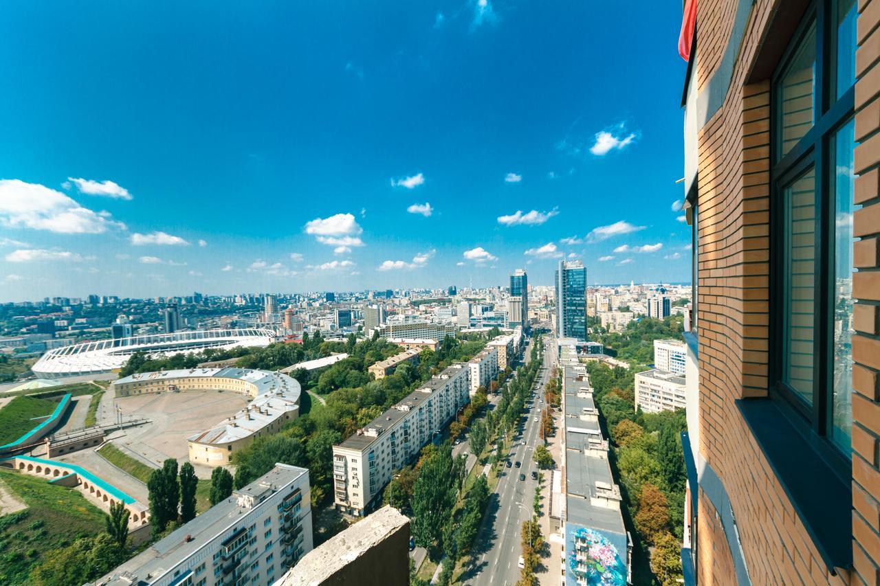 New Building Near Arena City Lesi Ukrainky 7A Kiev Exterior foto